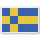 Sticker Drapeau de Tilburg, Pays-Bas (Devant)