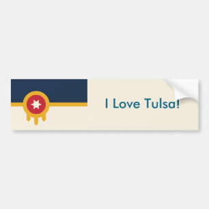 Sticker Drapeau de Tulsa, Oklahoma