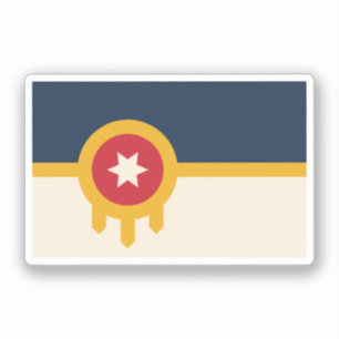 Sticker Drapeau de Tulsa, Oklahoma