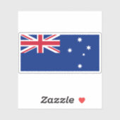 Sticker Drapeau de Victoria (1870-1877), Australie (Feuille)