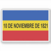 Sticker Drapeau de Villa de Los Santos, Panama (Devant)