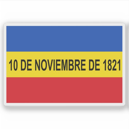 Sticker Drapeau de Villa de Los Santos, Panama (Devant)