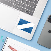 Sticker Drapeau de Westergoa, la Pays-Bas (Ordinateur portable avec iPhone)