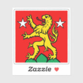 Sticker Drapeau de Zermatt, Suisse (Feuille)