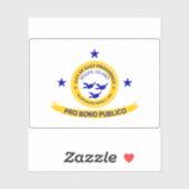 Sticker Drapeau d'East Providence, Rhode Island (Feuille)