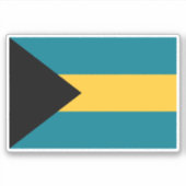 Sticker Drapeau des Bahamas (Devant)