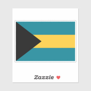 Sticker Drapeau des Bahamas