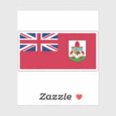 Sticker Drapeau des Bermudes (Feuille)