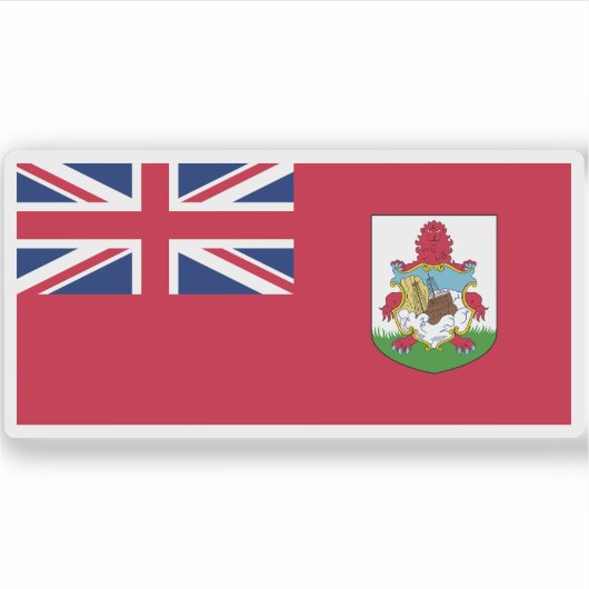 Sticker Drapeau des Bermudes (Devant)