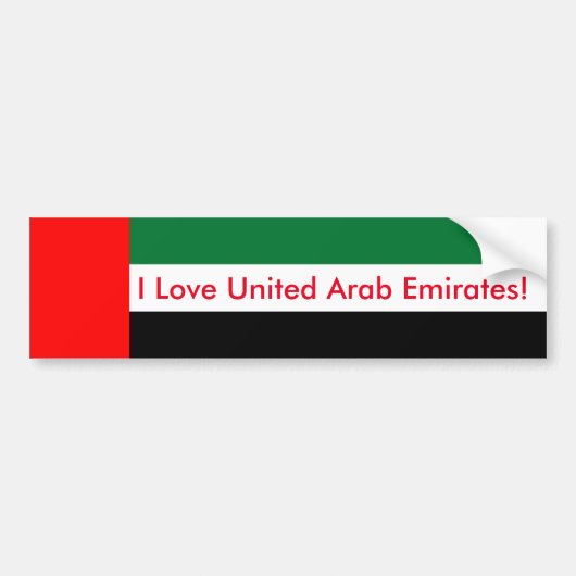 Sticker Drapeau des Émirats Arabes Unis (Devant)
