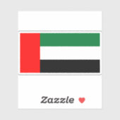 Sticker Drapeau des Émirats arabes unis (EAU) (Feuille)