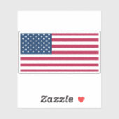Sticker Drapeau des États-Unis (1960-aujourd'hui) (Feuille)