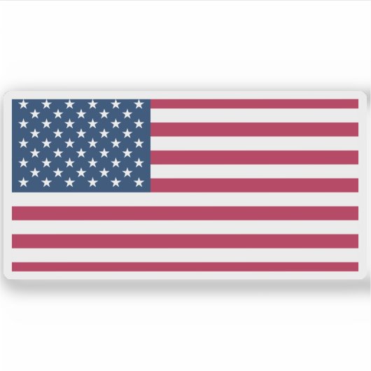 Sticker Drapeau des États-Unis (1960-aujourd'hui) (Devant)