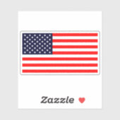 Sticker Drapeau des États-Unis d'Amérique (Feuille)
