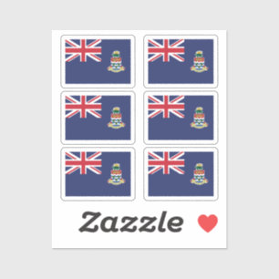 Sticker Drapeau des îles Caïmans Collection pack de 6