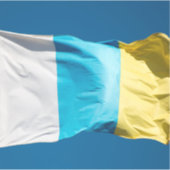 Sticker Drapeau des îles Canaries (Devant)