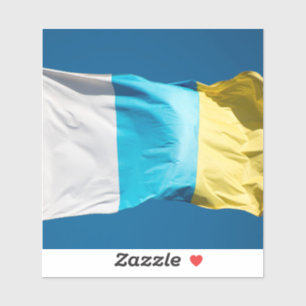 Sticker Drapeau des îles Canaries