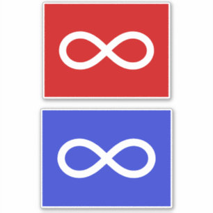 Sticker Drapeau des Métis