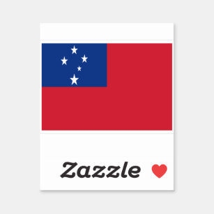 Sticker Drapeau des Samoa