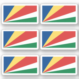 Sticker Drapeau des Seychelles - une collection