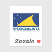 Sticker Drapeau des Tokélaou (Feuille)
