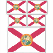 Sticker Drapeau d'État de Floride (Devant)