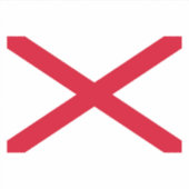 Sticker Drapeau d'État de l'Alabama (Devant)