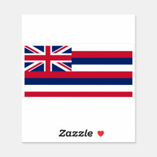 Sticker Drapeau d'État d'Hawaï