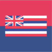 Sticker Drapeau d'État d'Hawaii (Devant)