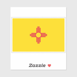 Sticker Drapeau d'État du Nouveau-Mexique