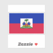 Sticker Drapeau d'Haïti (Feuille)