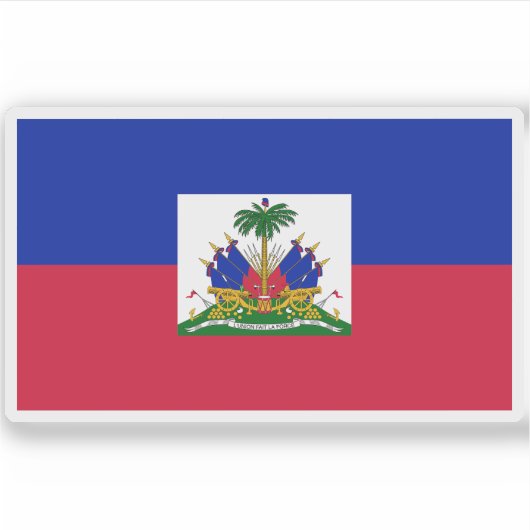 Sticker Drapeau d'Haïti (Devant)
