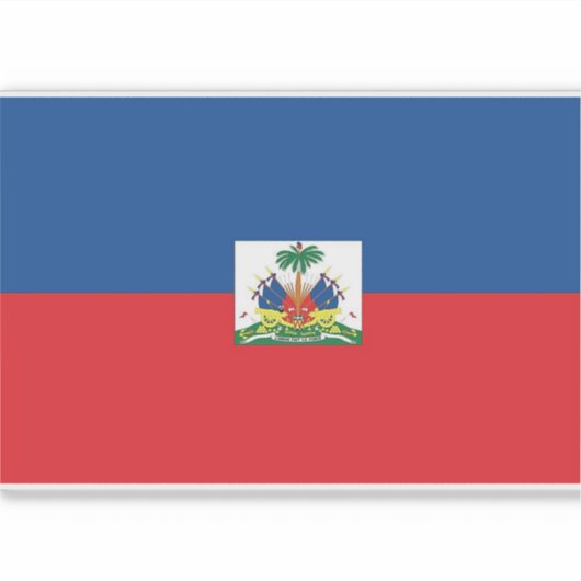Sticker Drapeau d'Haïti (Devant)