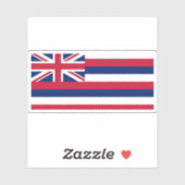 Sticker Drapeau d'Hawaï (Feuille)