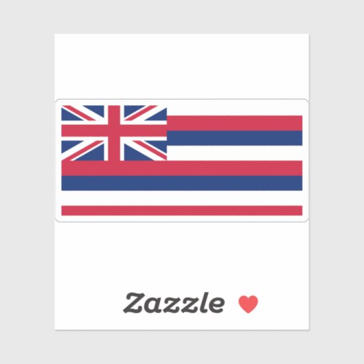Sticker Drapeau d'Hawaï (Feuille)