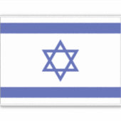 Sticker Drapeau d'Israël (Devant)
