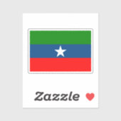 Sticker Drapeau d'Ogaden (Feuille)