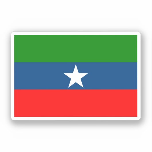 Sticker Drapeau d'Ogaden (Recto)