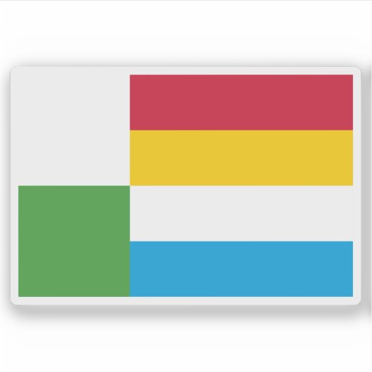 Sticker Drapeau d'Oss, la Pays-Bas (Devant)