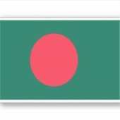 Sticker Drapeau du Bangladesh (Devant)