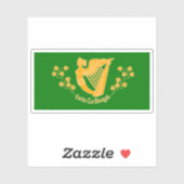Sticker Drapeau du bataillon Saint Patrick (1846-1848), Me (Feuille)