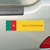 Sticker Drapeau du Cameroun (En voiture)