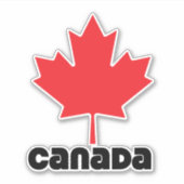 Sticker Drapeau du Canada (Devant)