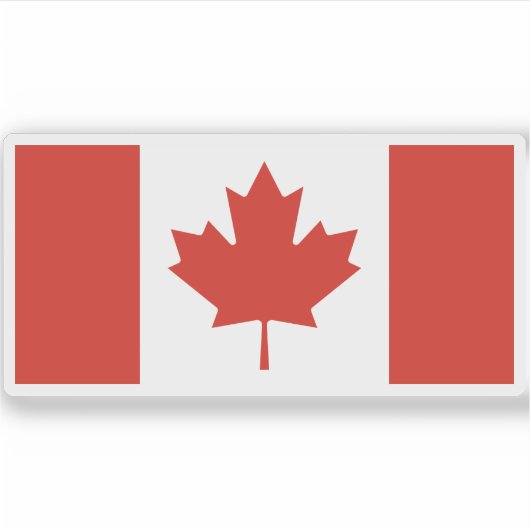 Sticker Drapeau du Canada (Devant)
