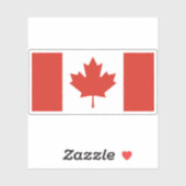 Sticker Drapeau du Canada (Feuille)