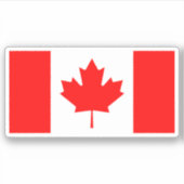 Sticker Drapeau du Canada (Devant)
