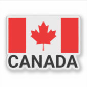 Sticker Drapeau du Canada Drapeau canadien , drapeau canad (Devant)