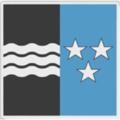 Sticker Drapeau du canton d'Argovie, Suisse (Devant)