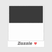 Sticker Drapeau du canton de Fribourg, Suisse (Feuille)