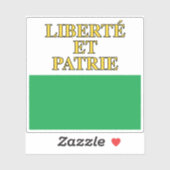 Sticker Drapeau du canton de Vaud, Suisse (Feuille)